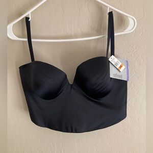 Fine Lines Women's Low Back Longline Bra .